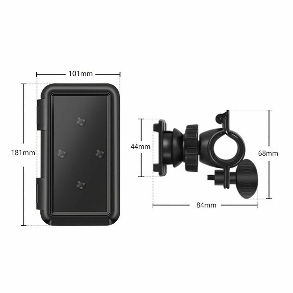 Bicycle Motor Bike Phone Case Mount Holder Waterproof For All Mobile Phones