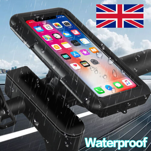 Bicycle Motor Bike Phone Case Mount Holder Waterproof For All Mobile Phones