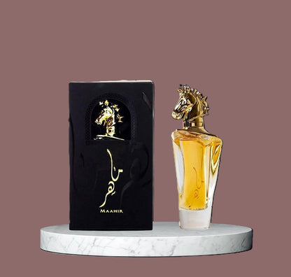 Maahir With Free Mini EDP Perfume – Woody & Powdery Unisex Scent - Arabian UAE Luxury Fragrance - 100ml Eau De Parfum-100% Original -Money Back Guarantee