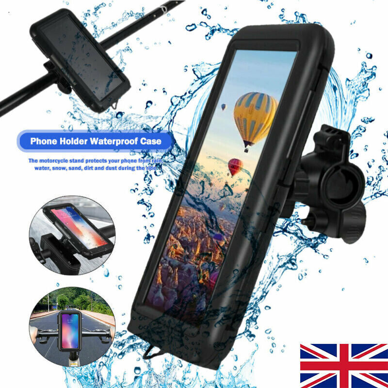 Bicycle Motor Bike Phone Case Mount Holder Waterproof For All Mobile Phones