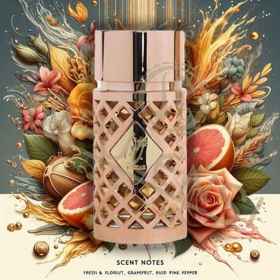 Jazzab Gold Eau de Parfum by Ard Al Zaafaran UAE Arabian Perfume– A Timeless Blend of Freshness and Elegance-100% Original Money Back Guarantee