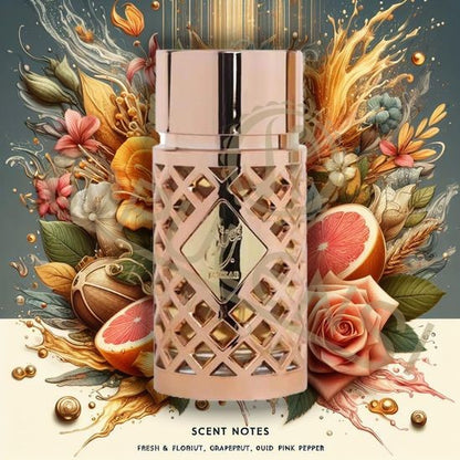 Jazzab Gold Eau de Parfum by Ard Al Zaafaran UAE Arabian Perfume– A Timeless Blend of Freshness and Elegance-100% Original Money Back Guarantee