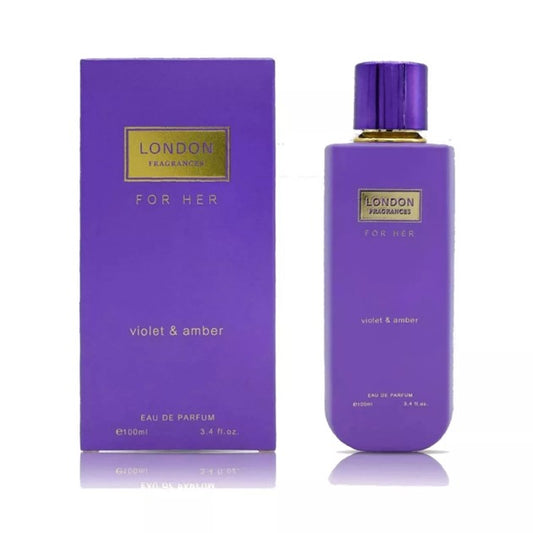London Fragrances Violet & Amber 100ml For Her