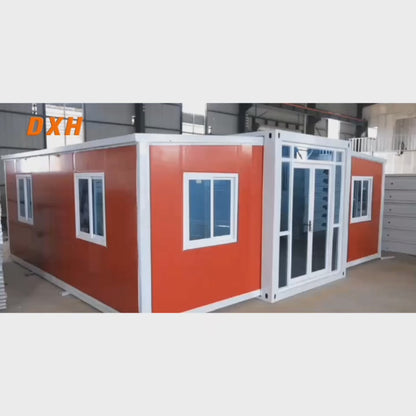 Portable Prefabricated  Extendable Luxury  Home House (20ft x 20ft/40ft) feet , Foldable, Expandable Container with Bathroom,Bedroom,Living Room and Open Kitchen.Modern Design Small Villa,Mobile Expandable House. (Size 20ft x 20ft /40ft)